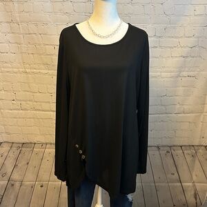 Elegant Black Women's Top